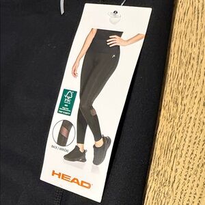 HEAD Women's Sleek Black Leggings